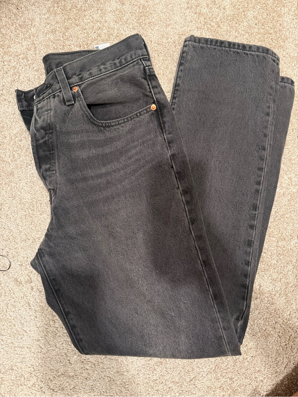 Levi’s Women’s Straight Fit Black Jeans